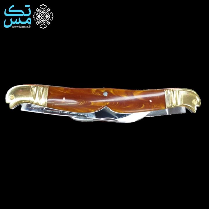 چاقوی قلمتراش دو تیغه دسته باغه استاد صادق 047